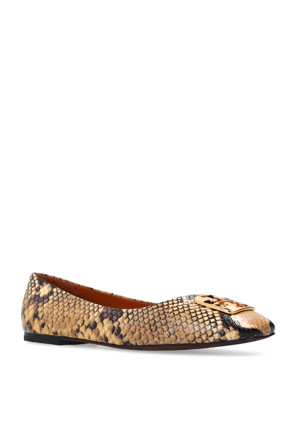 Tory burch snake 2025 print flats